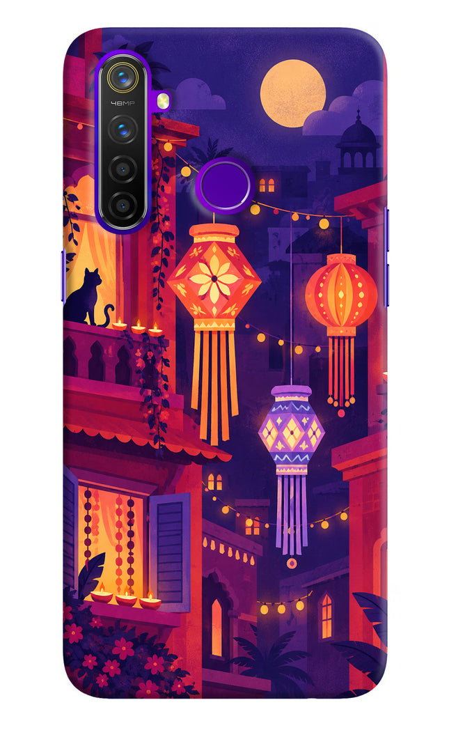 Lantern Lane Realme 5 Pro Hard Case Back Cover by Casekaro