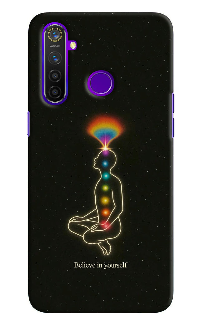 Believe in yourself Realme 5 Pro Hard Case Back Cover by Casekaro