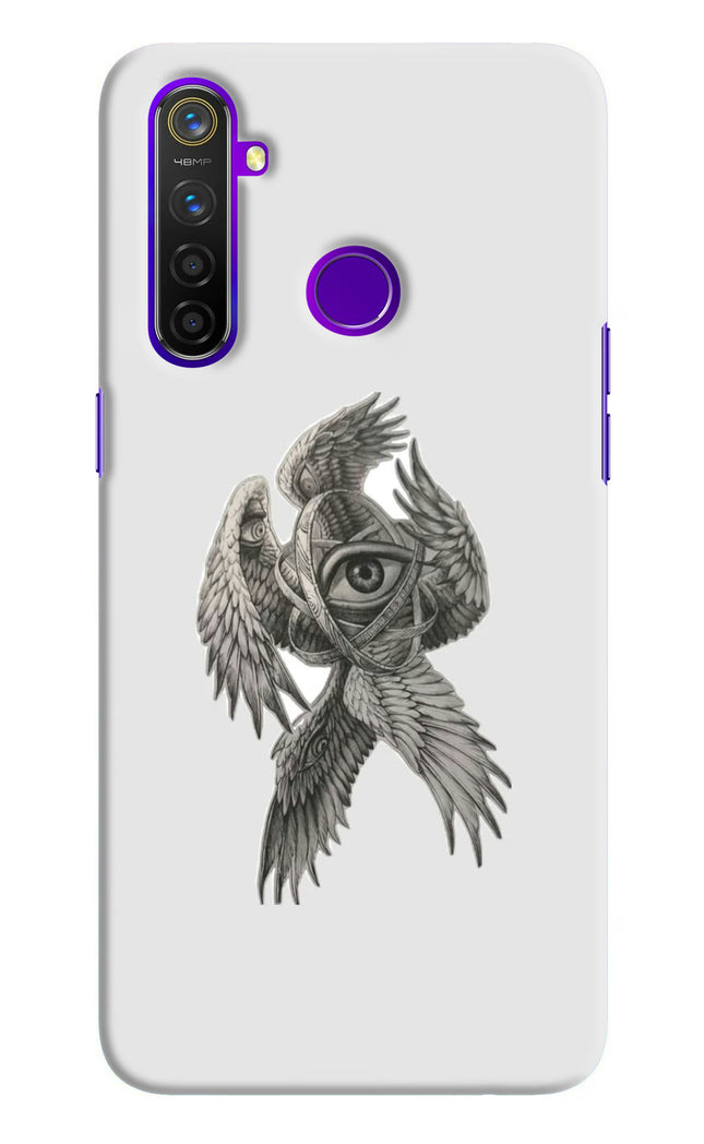 Accurate Angel Realme 5 Pro Hard Case Back Cover by Casekaro