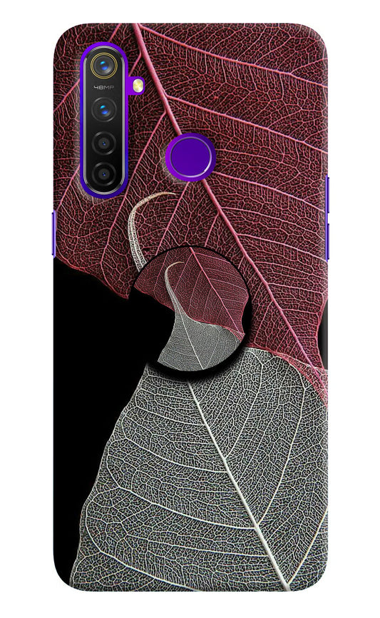 Leaf Pattern Realme 5 Pro Pop Case by Casekaro