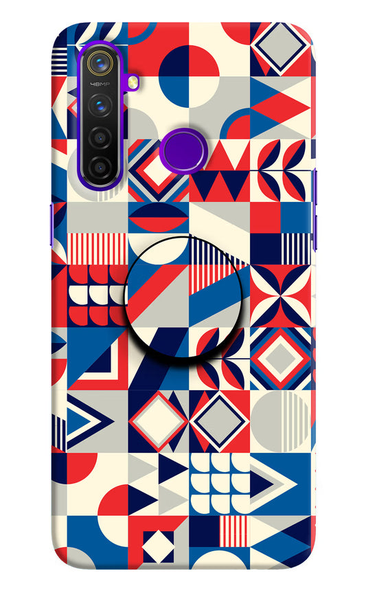 Colorful Pattern Realme 5 Pro Pop Case by Casekaro
