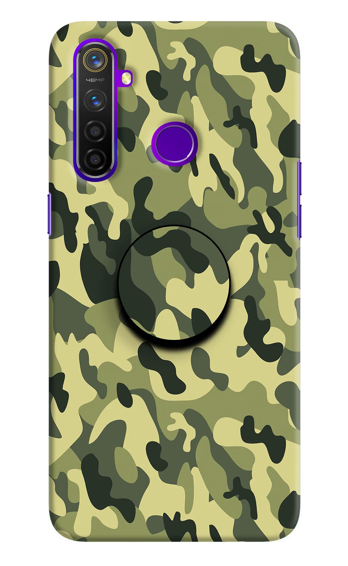 Camouflage Realme 5 Pro Pop Case by Casekaro