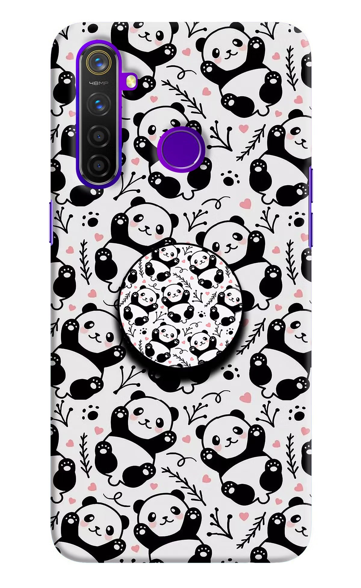 Cute Panda Realme 5 Pro Pop Case by Casekaro