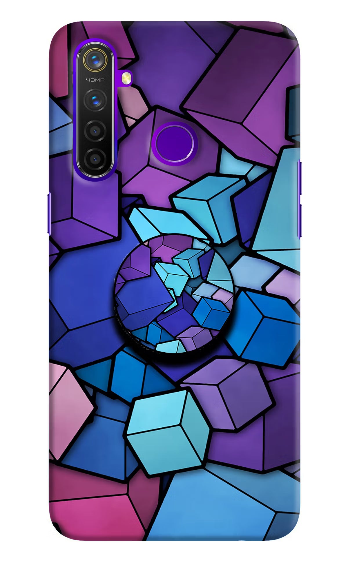Cubic Abstract Realme 5 Pro Pop Case by Casekaro