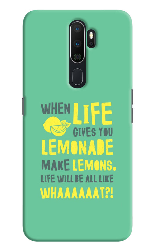 Quote Oppo A5 2020/A9 2020 Hard Case Back Cover by Casekaro