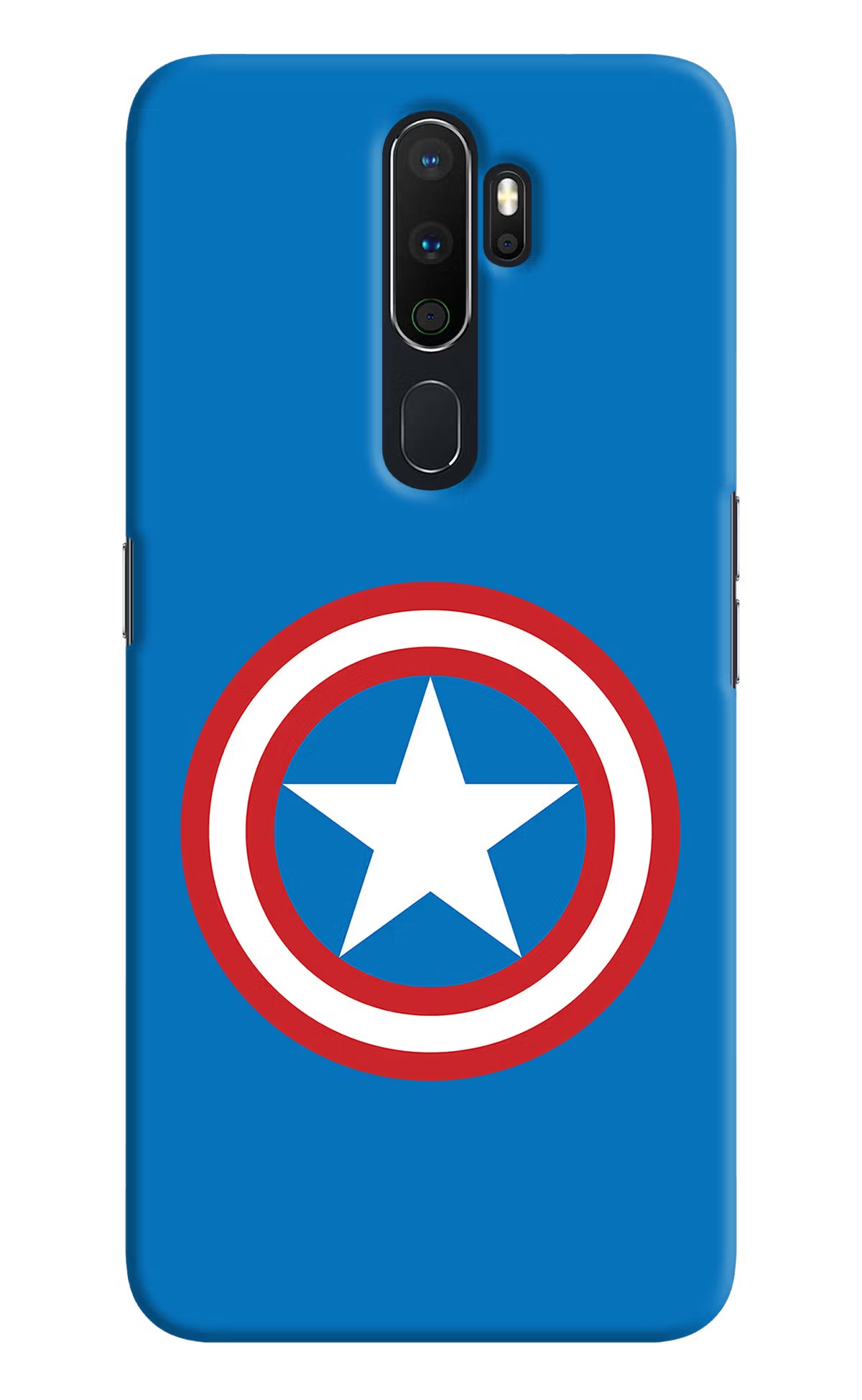 Captain America Logo Oppo A5 2020/A9 2020 Hard Case Back Cover by Casekaro