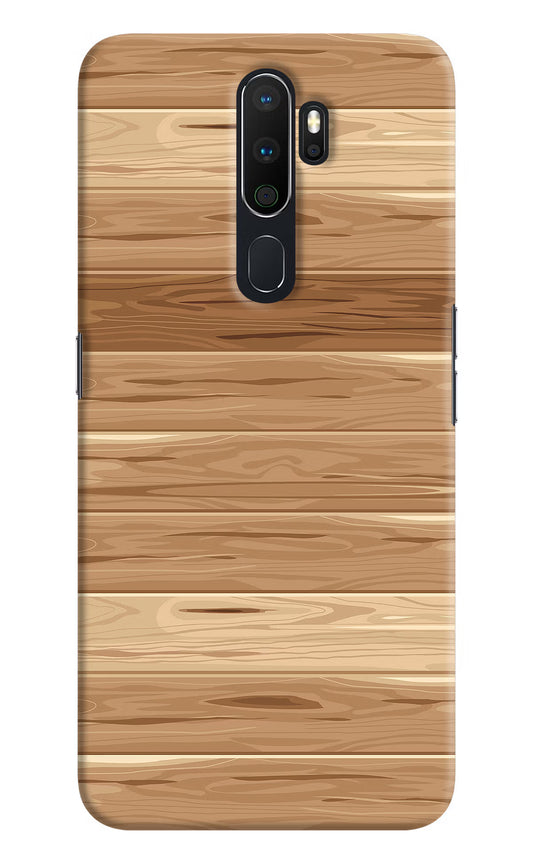 Wooden Vector Oppo A5 2020/A9 2020 Hard Case Back Cover by Casekaro