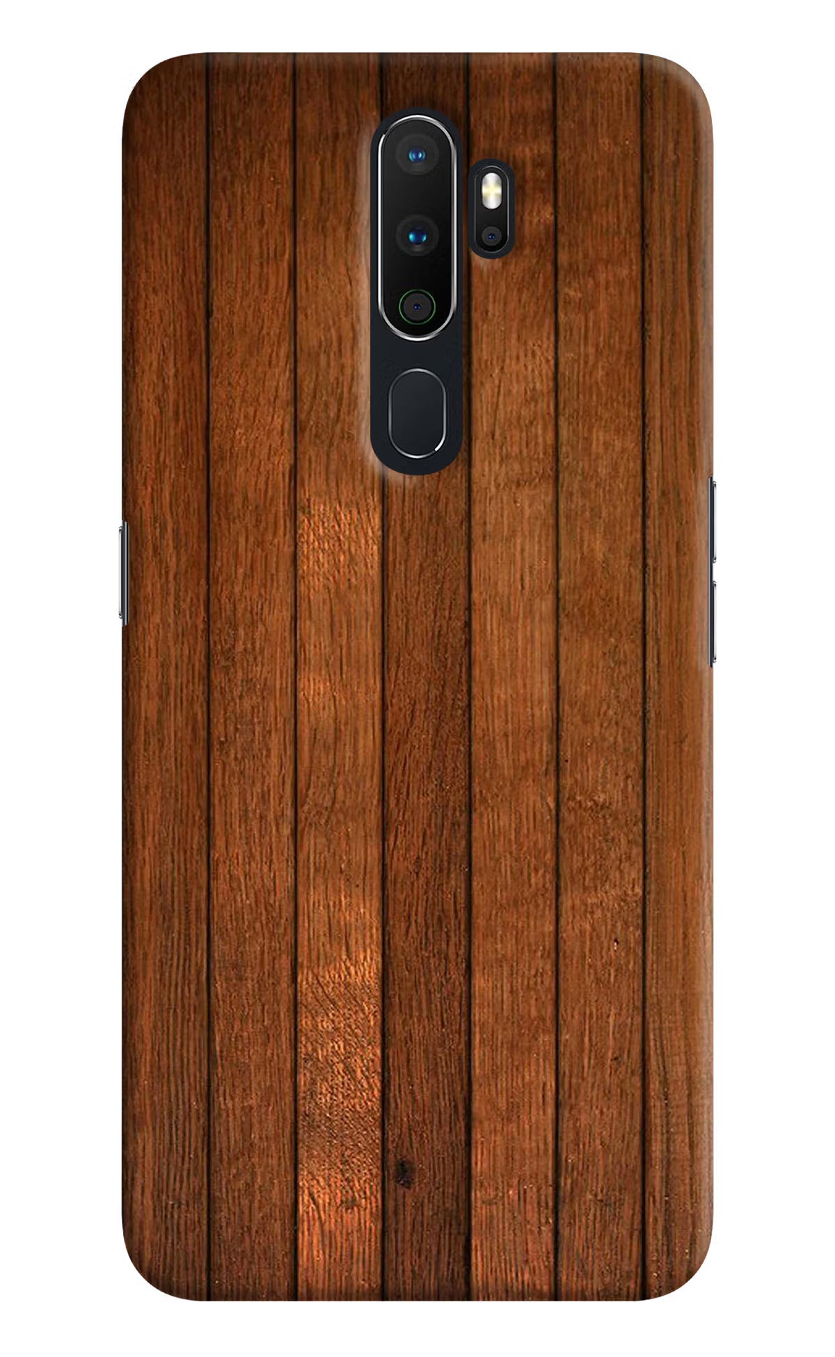 Wooden Artwork Bands Oppo A5 2020/A9 2020 Hard Case Back Cover by Casekaro