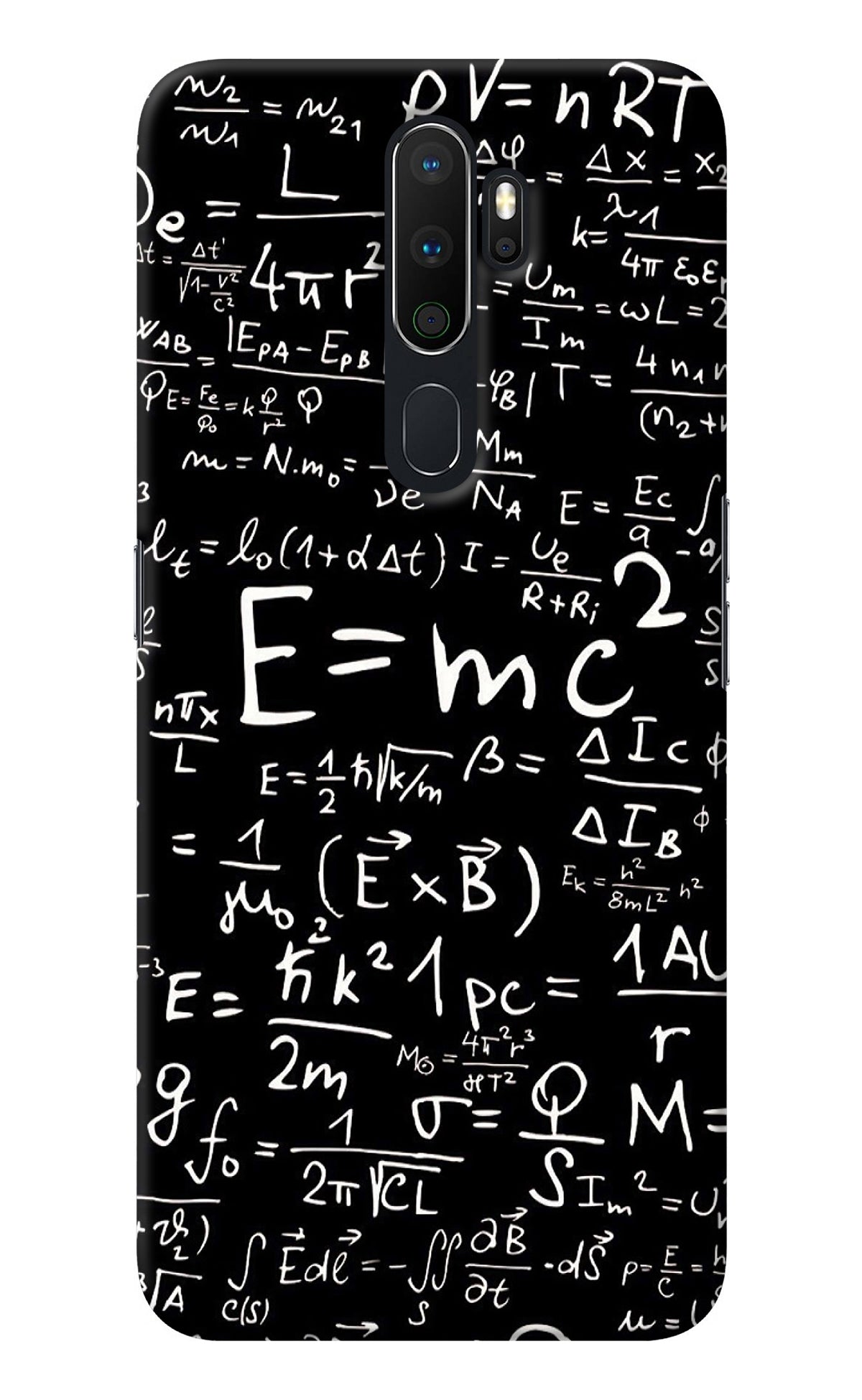Physics Albert Einstein Formula Oppo A5 2020/A9 2020 Back Cover