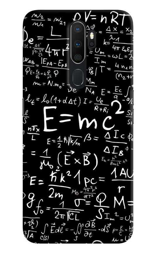 Physics Formula Oppo A5 2020/A9 2020 Hard Case Back Cover by Casekaro