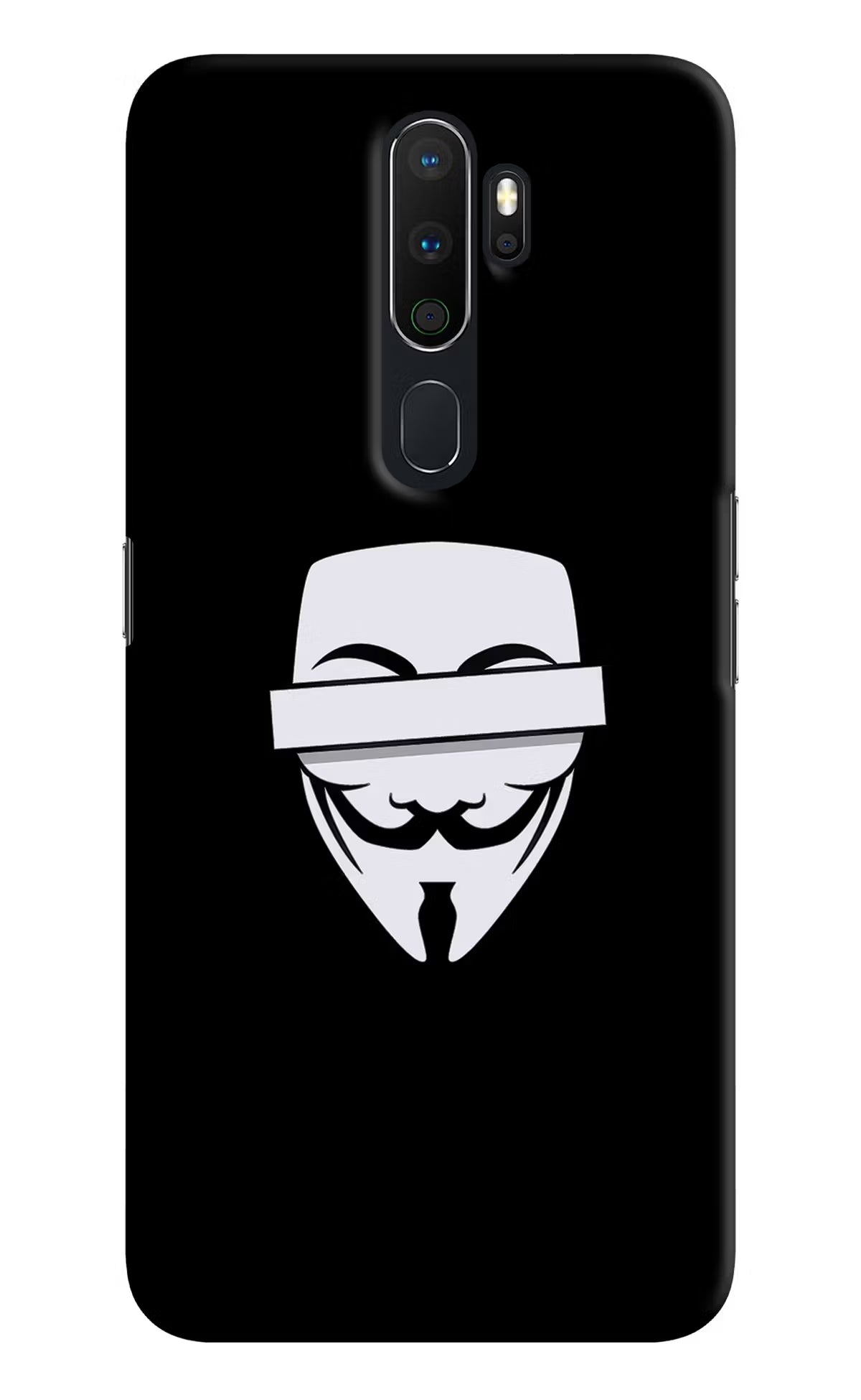 Anonymous Face Oppo A5 2020/A9 2020 Hard Case Back Cover by Casekaro