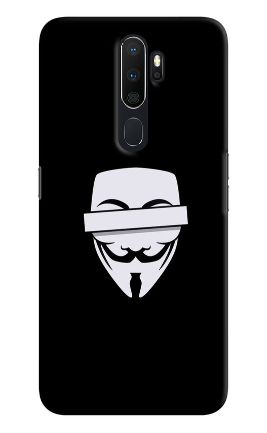 Anonymous Face Oppo A5 2020/A9 2020 Hard Case Back Cover by Casekaro