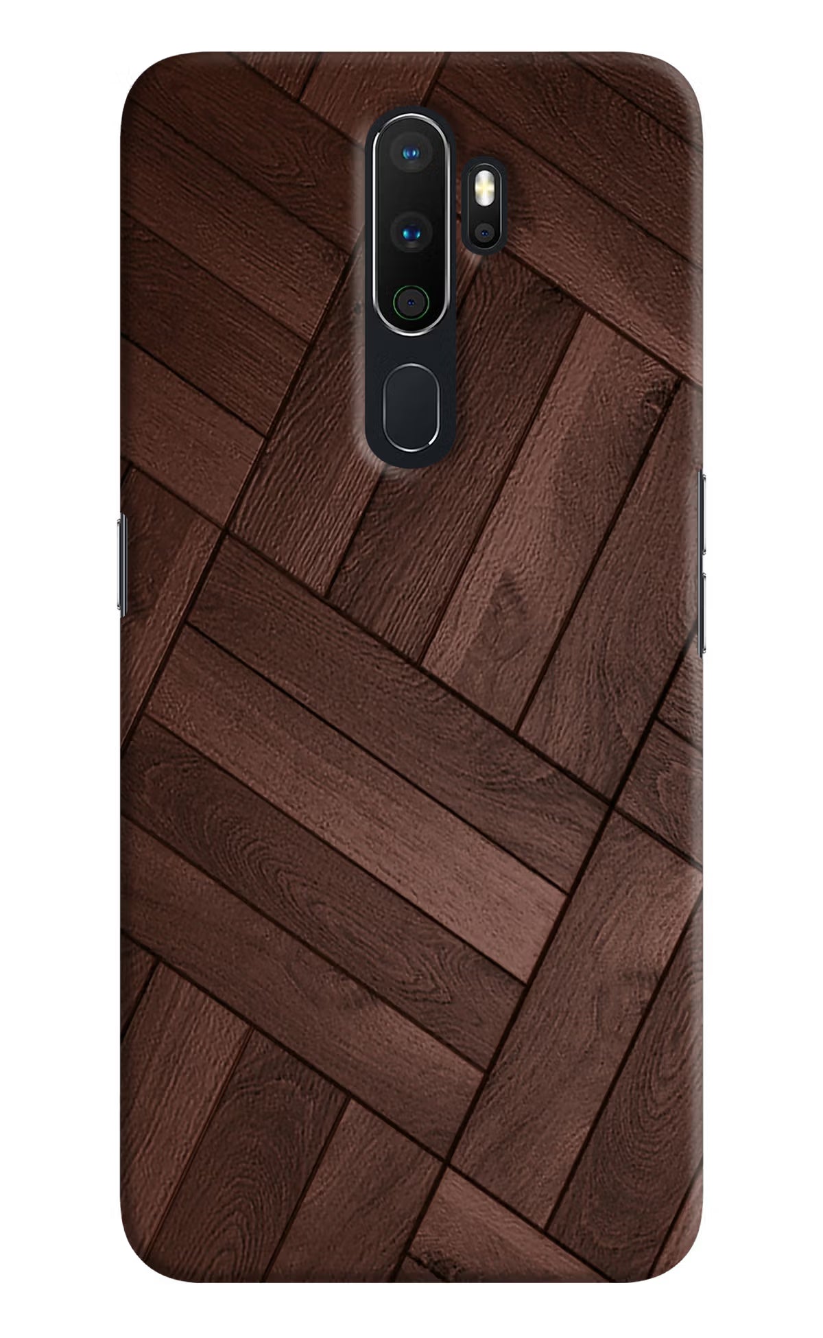 Wooden Texture Design Oppo A5 2020/A9 2020 Hard Case Back Cover by Casekaro