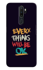 Everything Will Be Ok Oppo A5 2020/A9 2020 Hard Case Back Cover by Casekaro