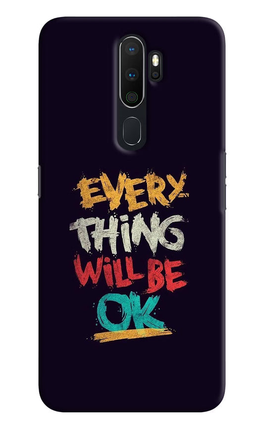 Everything Will Be Ok Oppo A5 2020/A9 2020 Hard Case Back Cover by Casekaro