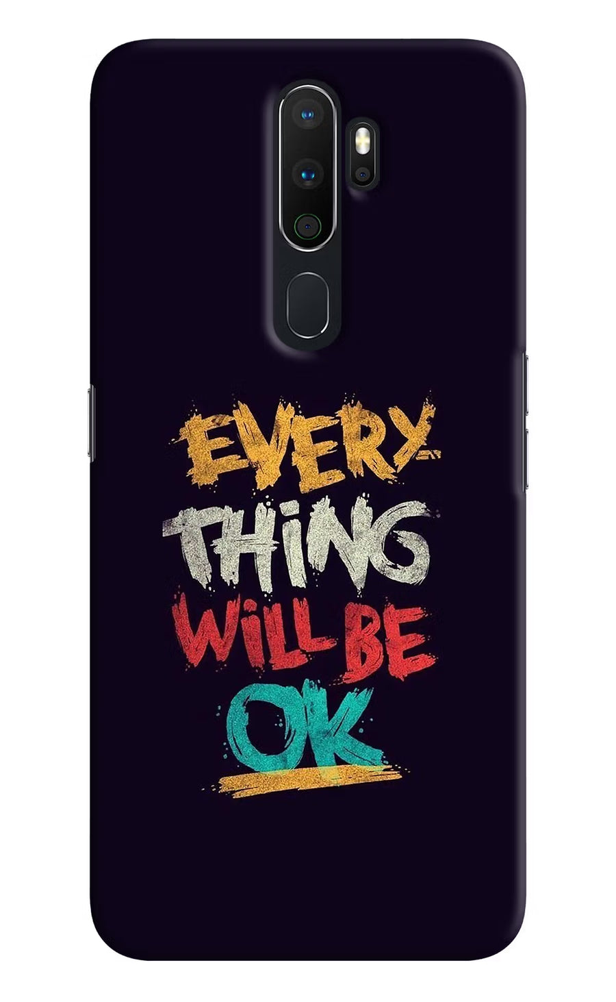 Everything Will Be Ok Oppo A5 2020/A9 2020 Back Cover, Hard case