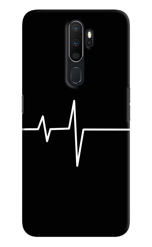 Heart Beats Oppo A5 2020/A9 2020 Hard Case Back Cover by Casekaro