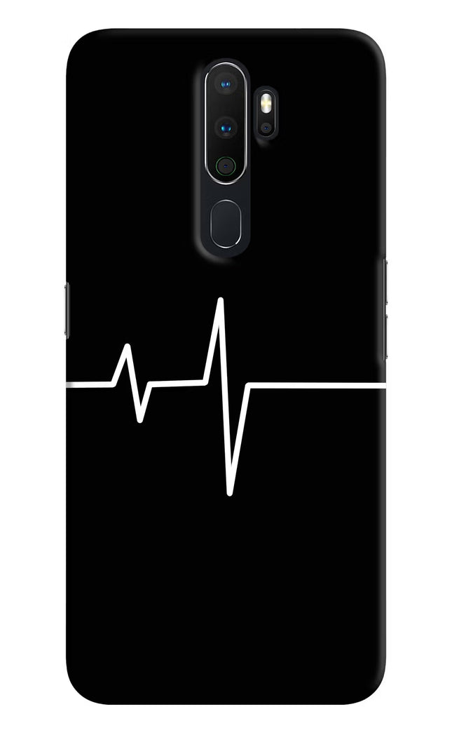Heart Beats Oppo A5 2020/A9 2020 Hard Case Back Cover by Casekaro