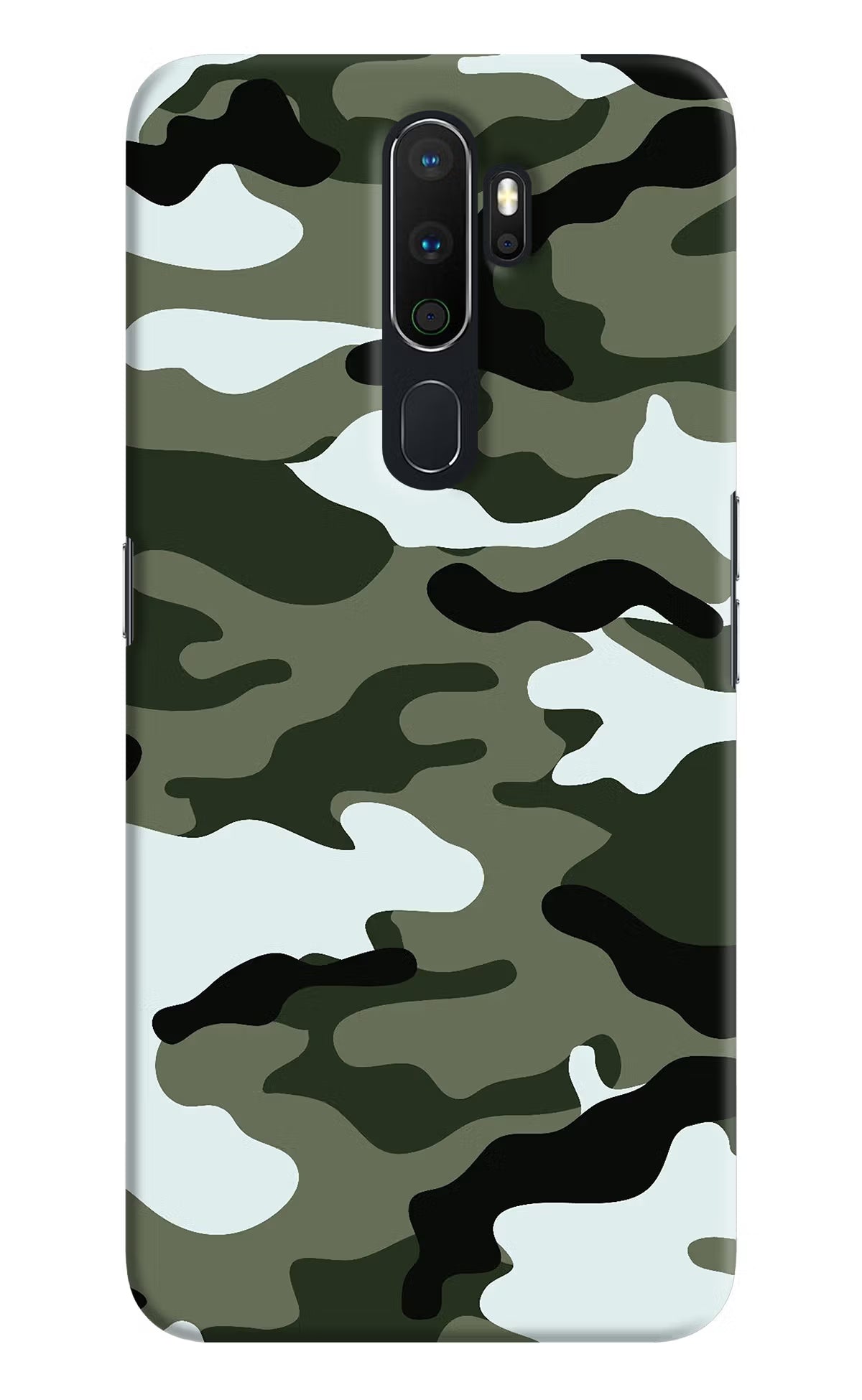 Camouflage Oppo A5 2020/A9 2020 Hard Case Back Cover by Casekaro