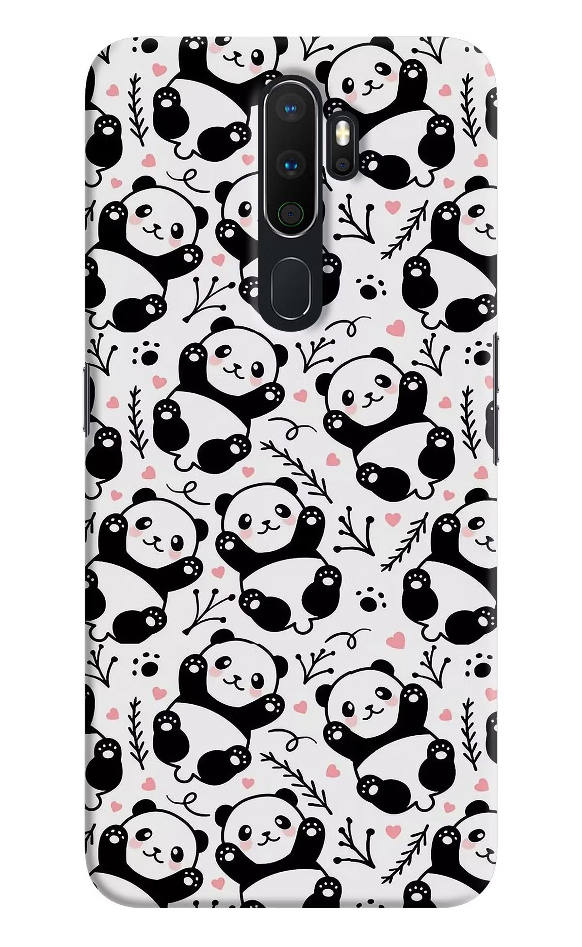 Cute Panda Oppo A5 2020/A9 2020 Hard Case Back Cover by Casekaro