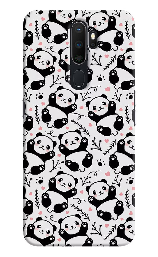Cute Panda Oppo A5 2020/A9 2020 Hard Case Back Cover by Casekaro