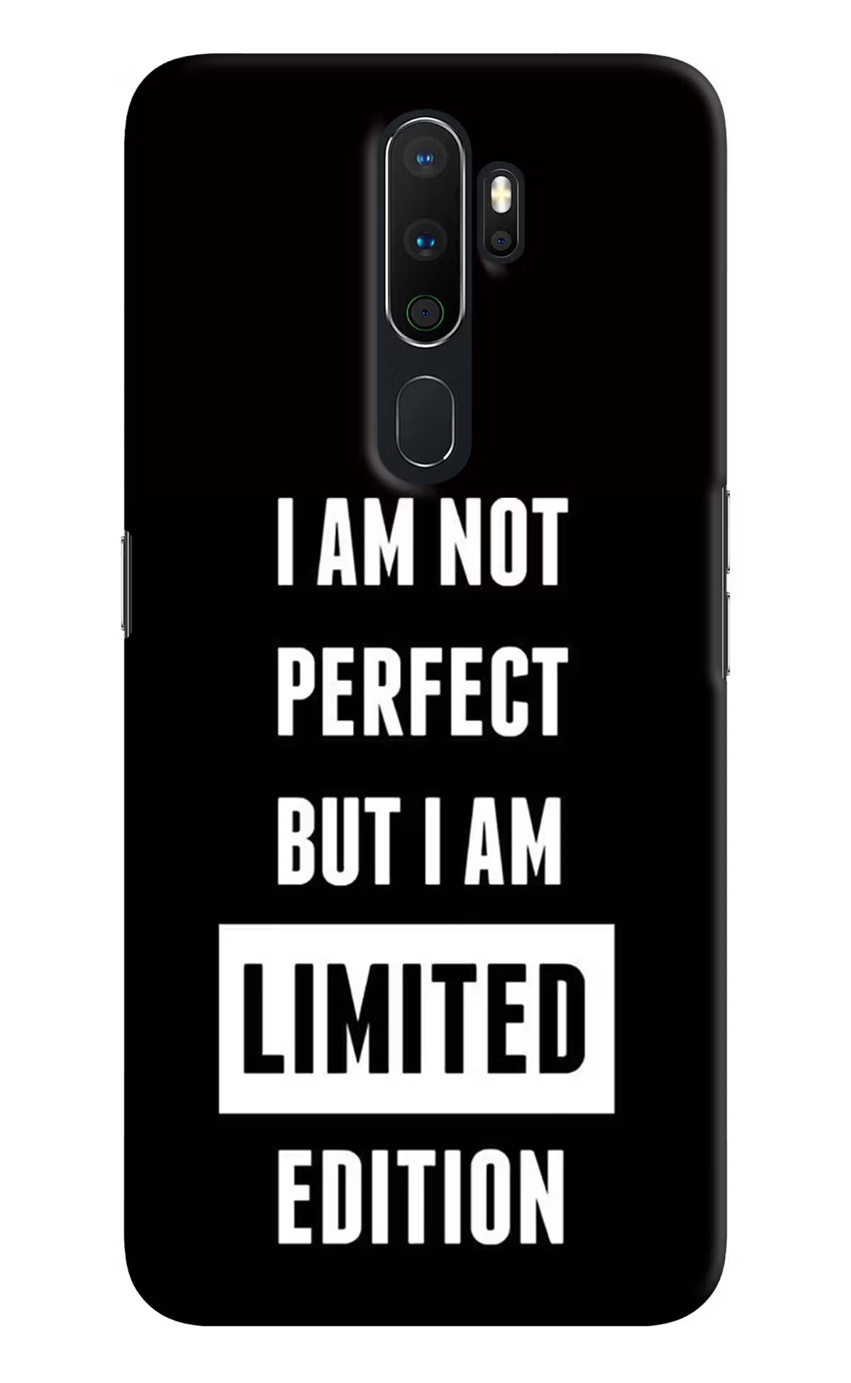 I Am Not Perfect But I Am Limited Edition Oppo A5 2020/A9 2020 Hard Case Back Cover by Casekaro