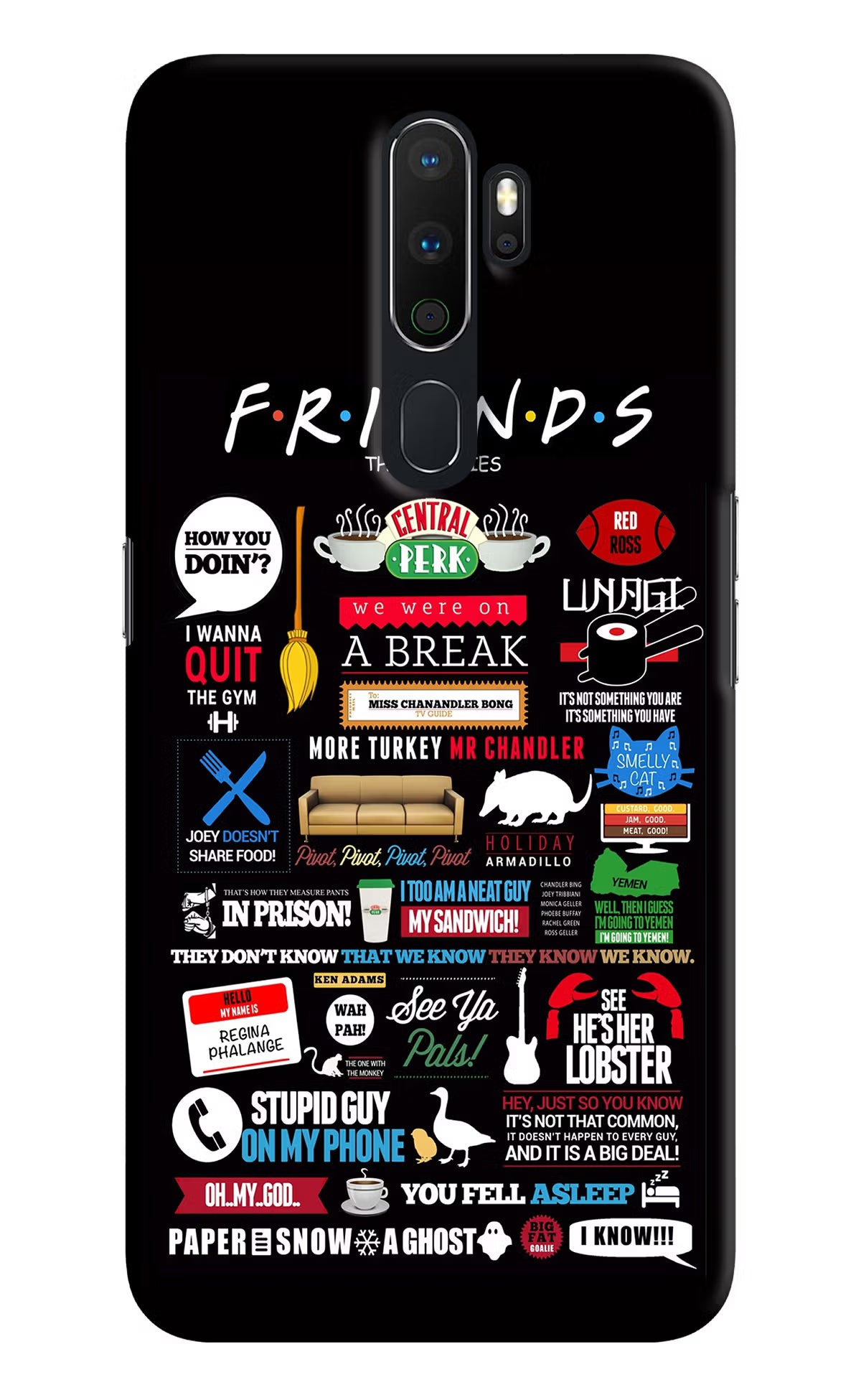 FRIENDS Oppo A5 2020/A9 2020 Hard Case Back Cover by Casekaro