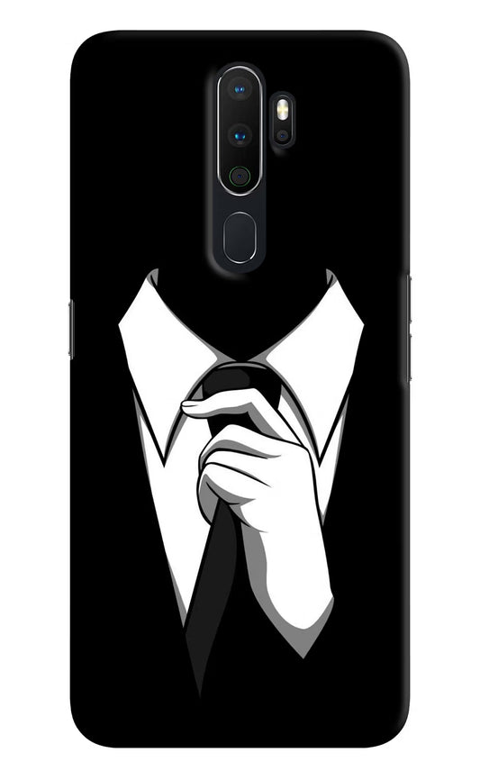 Black Tie Oppo A5 2020/A9 2020 Hard Case Back Cover by Casekaro