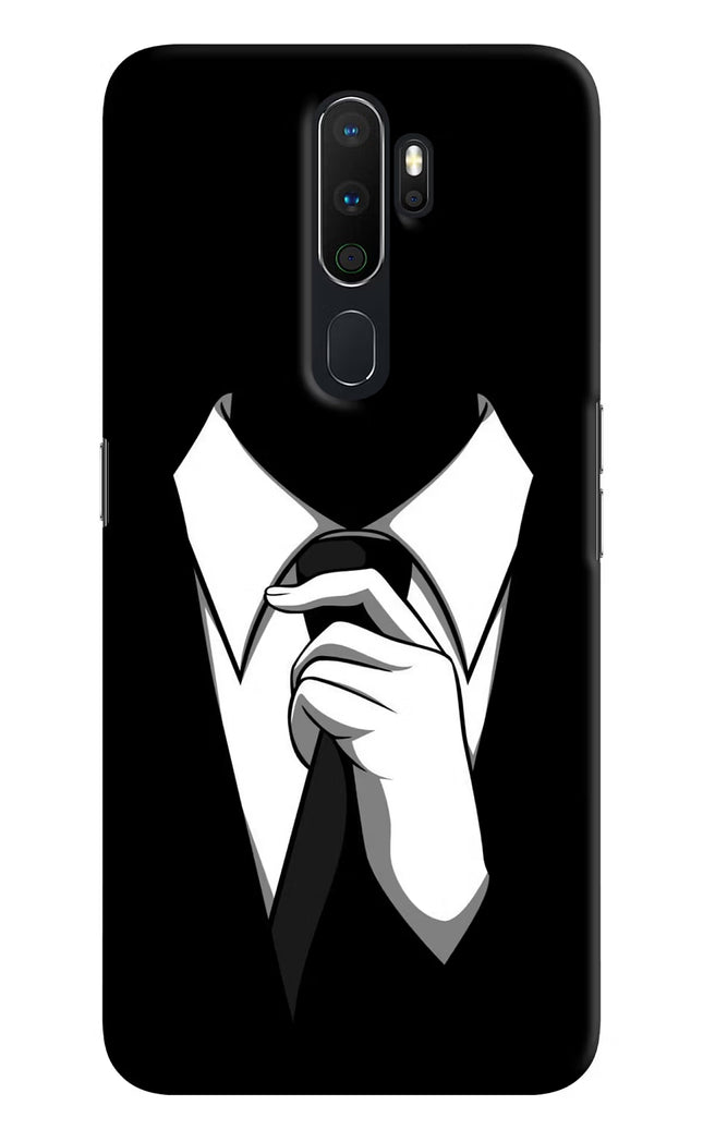 Black Tie Oppo A5 2020/A9 2020 Hard Case Back Cover by Casekaro