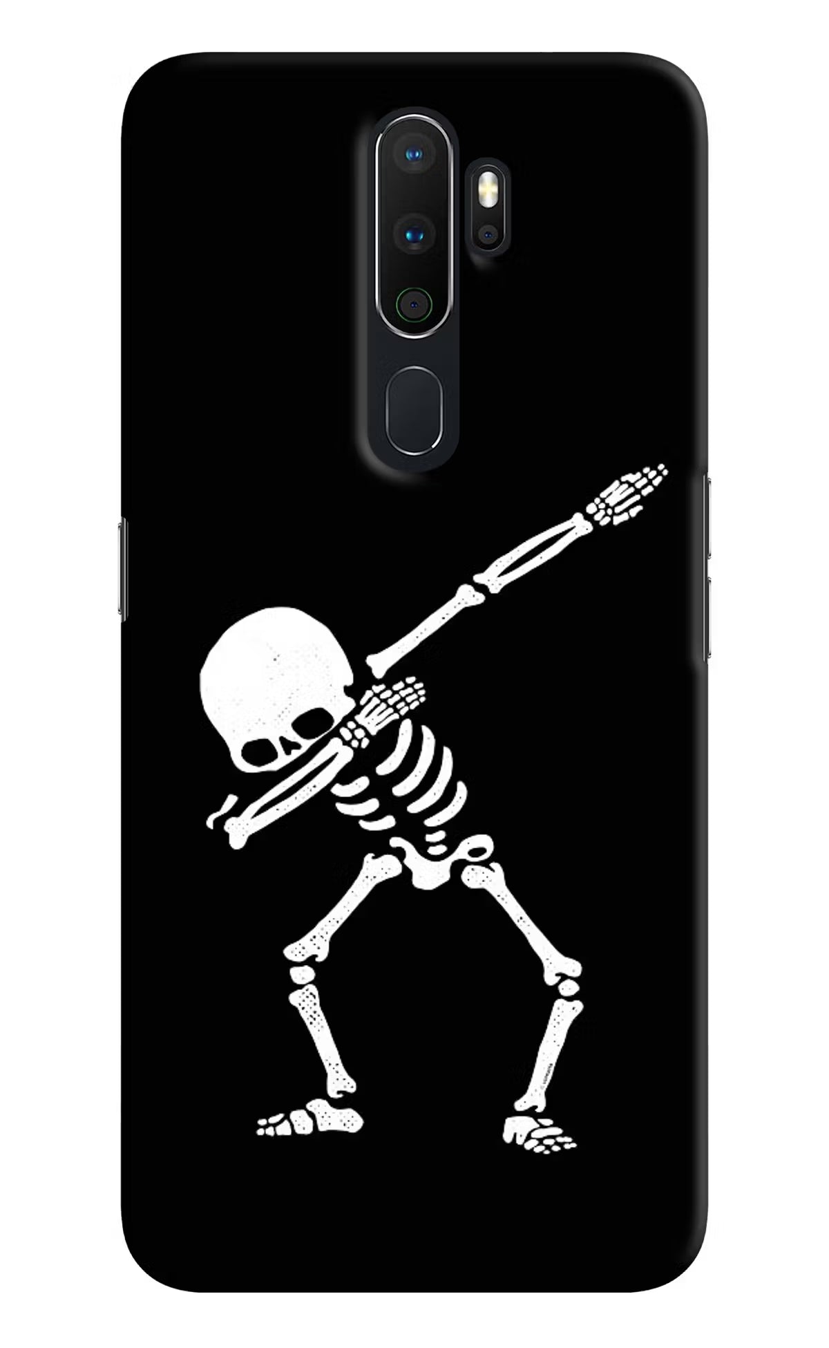 Dabbing Skeleton Art Oppo A5 2020/A9 2020 Hard Case Back Cover by Casekaro