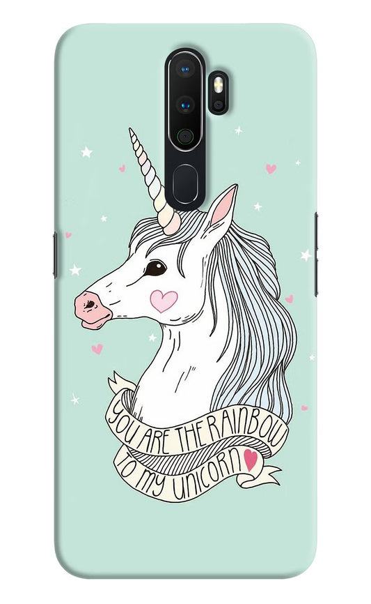 Unicorn Wallpaper Oppo A5 2020/A9 2020 Hard Case Back Cover by Casekaro