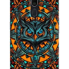 Angry Owl Art Oppo A5 2020/A9 2020 Hard Case Back Cover by Casekaro