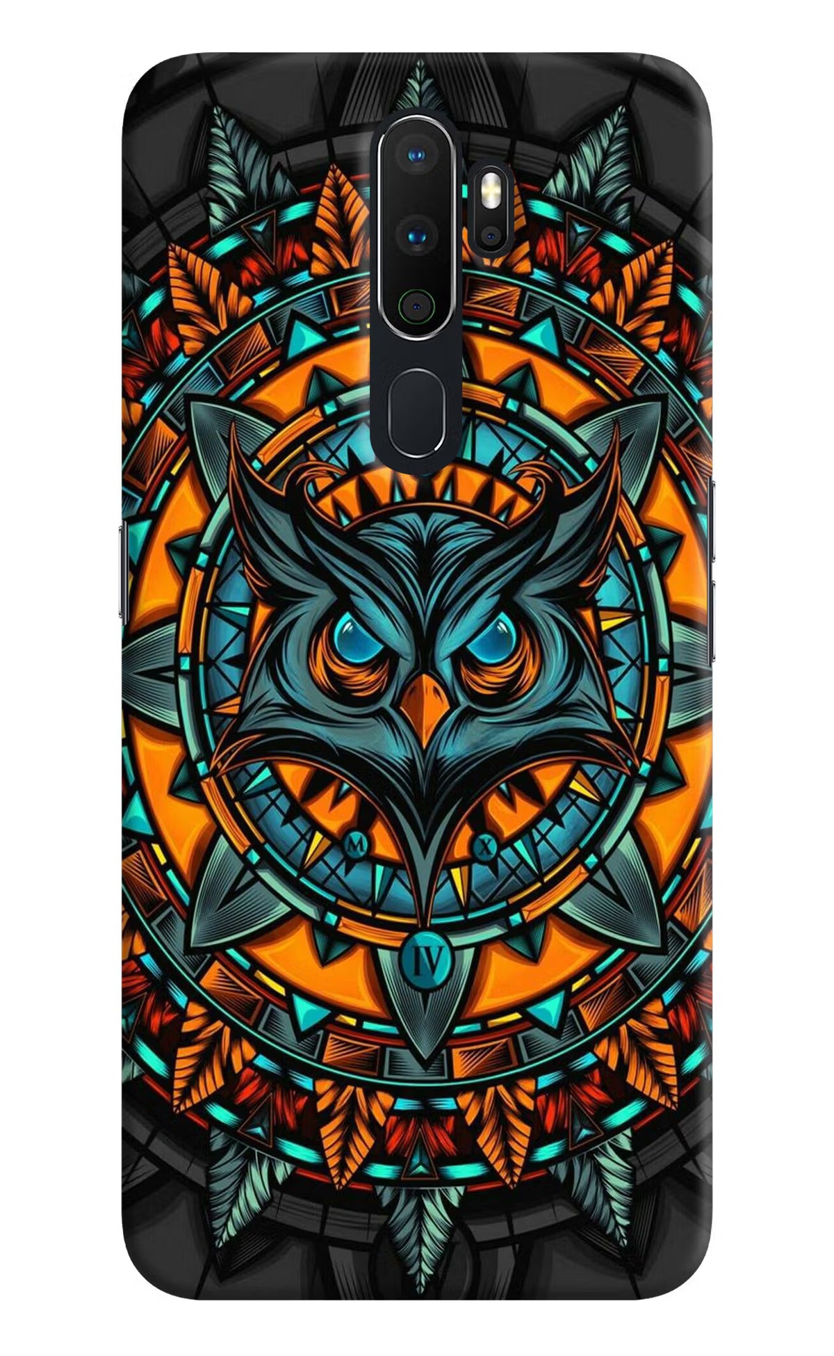 Angry Owl Art Oppo A5 2020/A9 2020 Hard Case Back Cover by Casekaro