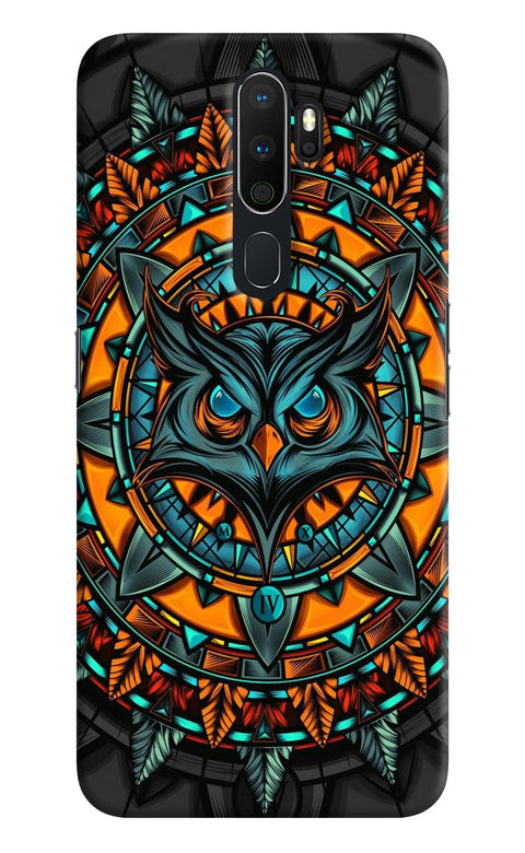 Angry Owl Art Oppo A5 2020/A9 2020 Back Cover