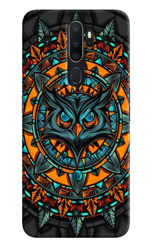 Angry Owl Art Oppo A5 2020/A9 2020 Hard Case Back Cover by Casekaro