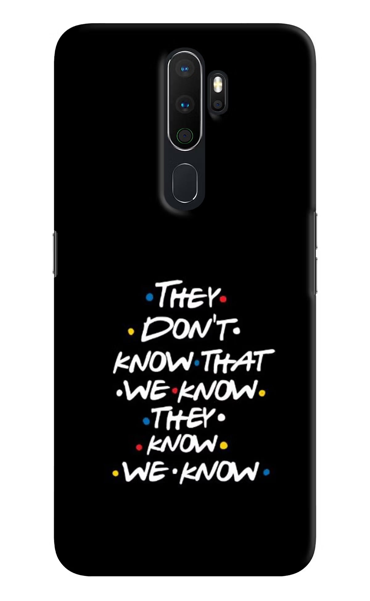 FRIENDS Dialogue Oppo A5 2020/A9 2020 Hard Case Back Cover by Casekaro