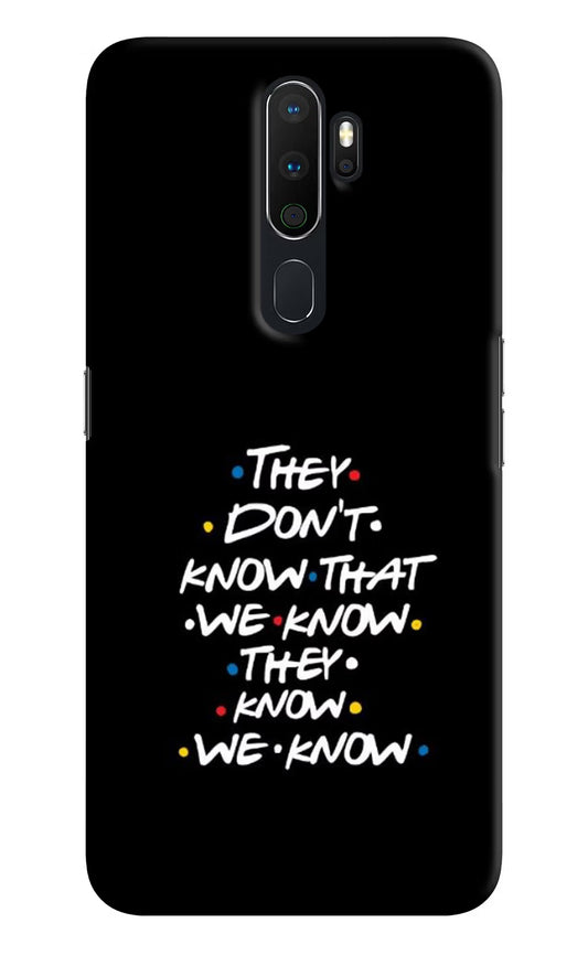 FRIENDS Dialogue Oppo A5 2020/A9 2020 Hard Case Back Cover by Casekaro