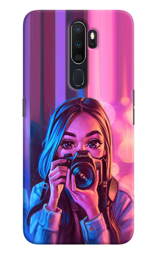Girl Photographer Oppo A5 2020/A9 2020 Hard Case Back Cover by Casekaro