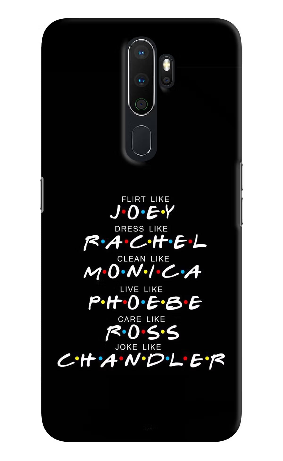 FRIENDS Character Oppo A5 2020/A9 2020 Hard Case Back Cover by Casekaro