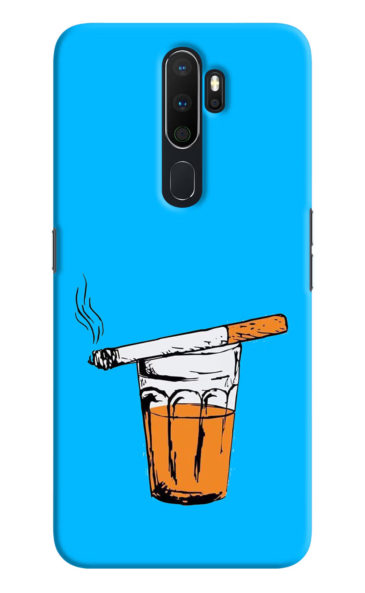Chai Sutta Oppo A5 2020/A9 2020 Hard Case Back Cover by Casekaro