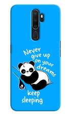 Keep Sleeping Oppo A5 2020/A9 2020 Hard Case Back Cover by Casekaro