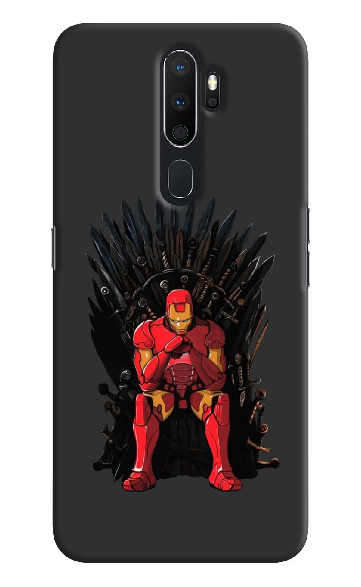 Ironman Throne Oppo A5 2020/A9 2020 Hard Case Back Cover by Casekaro