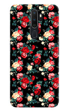 Rose Pattern Oppo A5 2020/A9 2020 Hard Case Back Cover by Casekaro