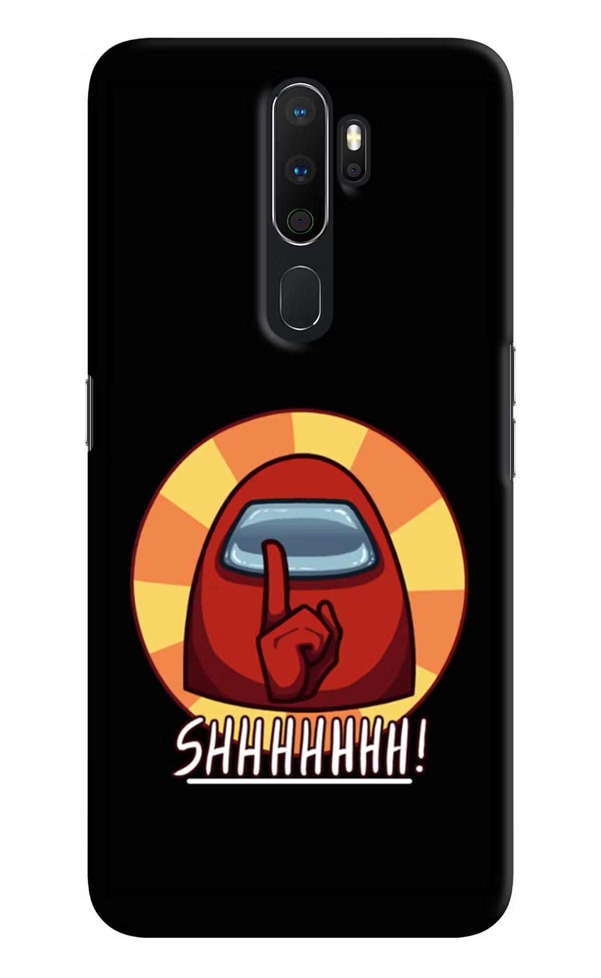 Among Us Shhh! Oppo A5 2020/A9 2020 Hard Case Back Cover by Casekaro