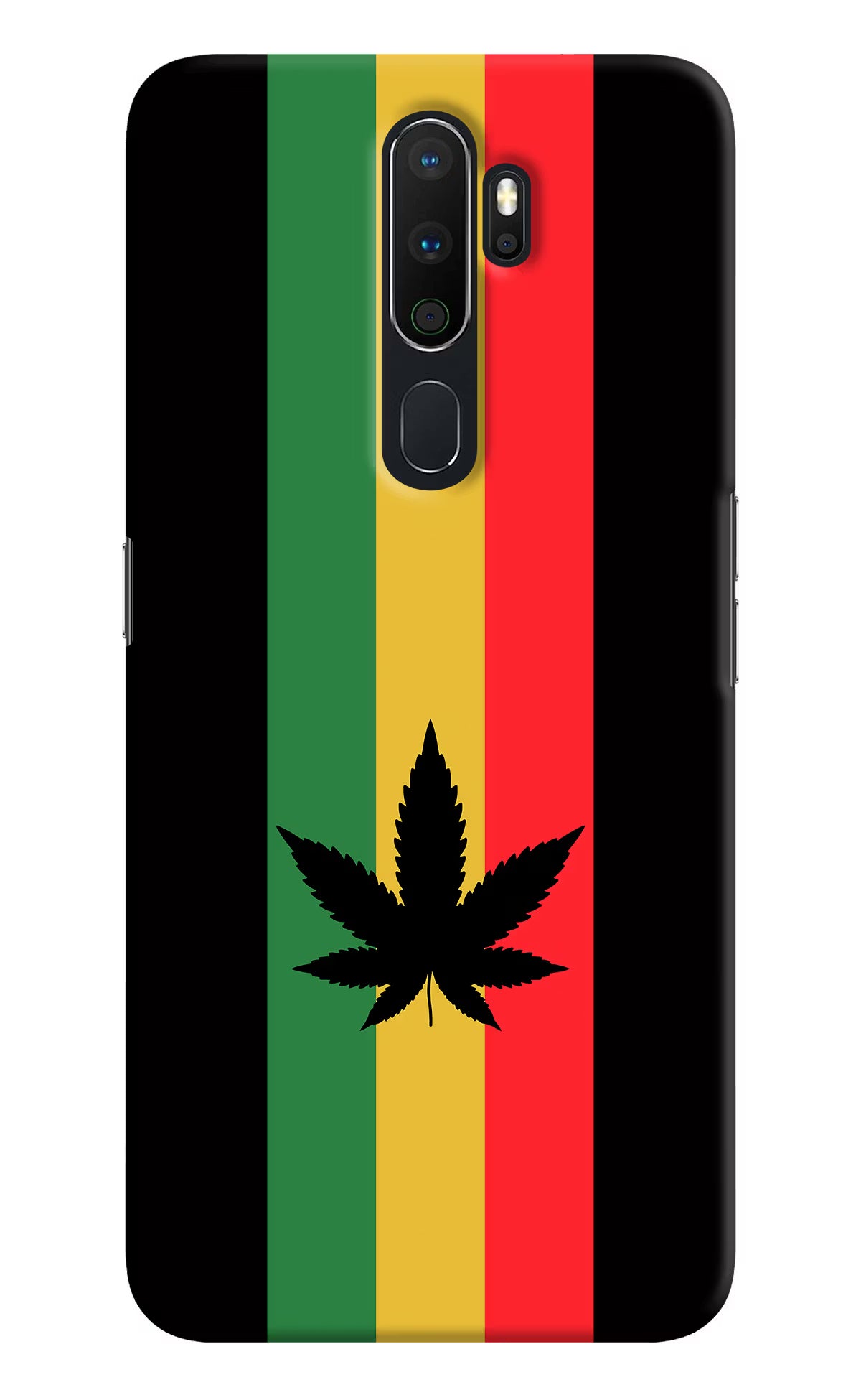 Weed Flag Oppo A5 2020/A9 2020 Hard Case Back Cover by Casekaro