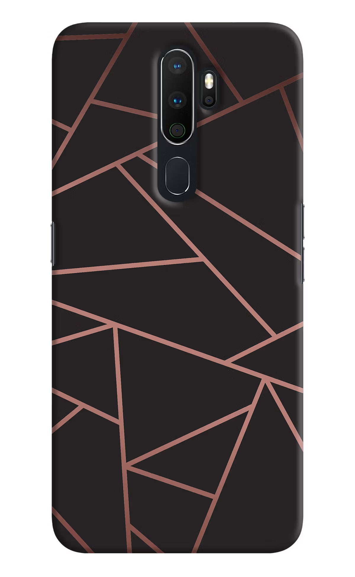 Geometric Pattern Oppo A5 2020/A9 2020 Hard Case Back Cover by Casekaro