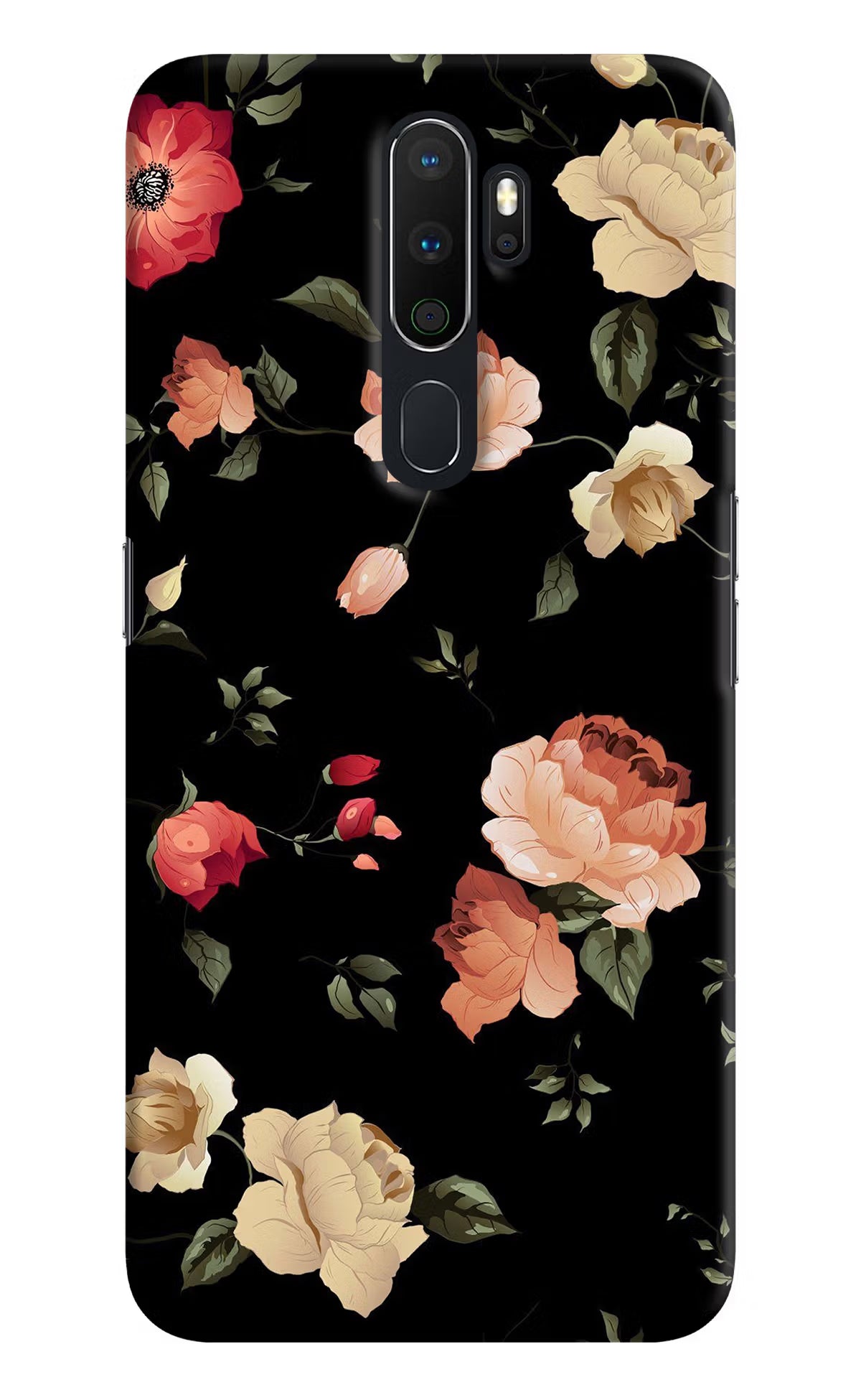 Flowers Oppo A5 2020/A9 2020 Hard Case Back Cover by Casekaro