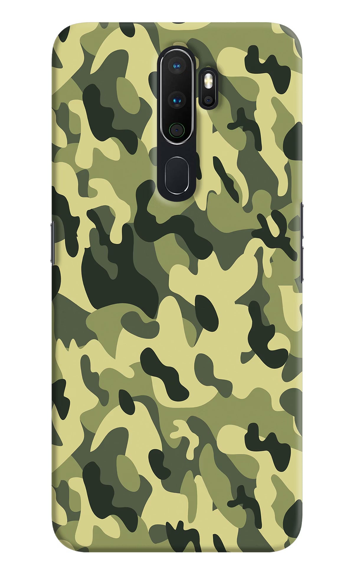 Camouflage Oppo A5 2020/A9 2020 Hard Case Back Cover by Casekaro