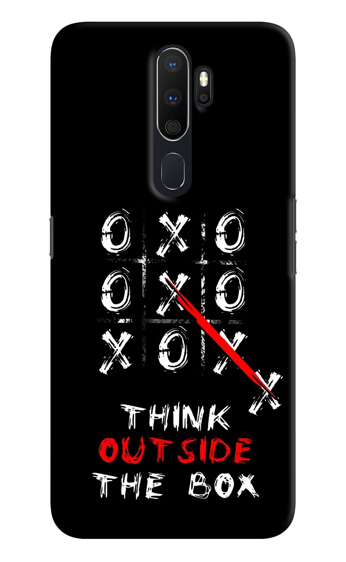 Think out of the BOX Oppo A5 2020/A9 2020 Hard Case Back Cover by Casekaro