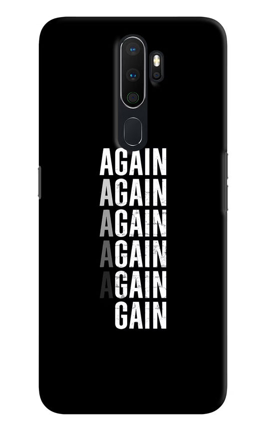 Again Again Gain Oppo A5 2020/A9 2020 Hard Case Back Cover by Casekaro